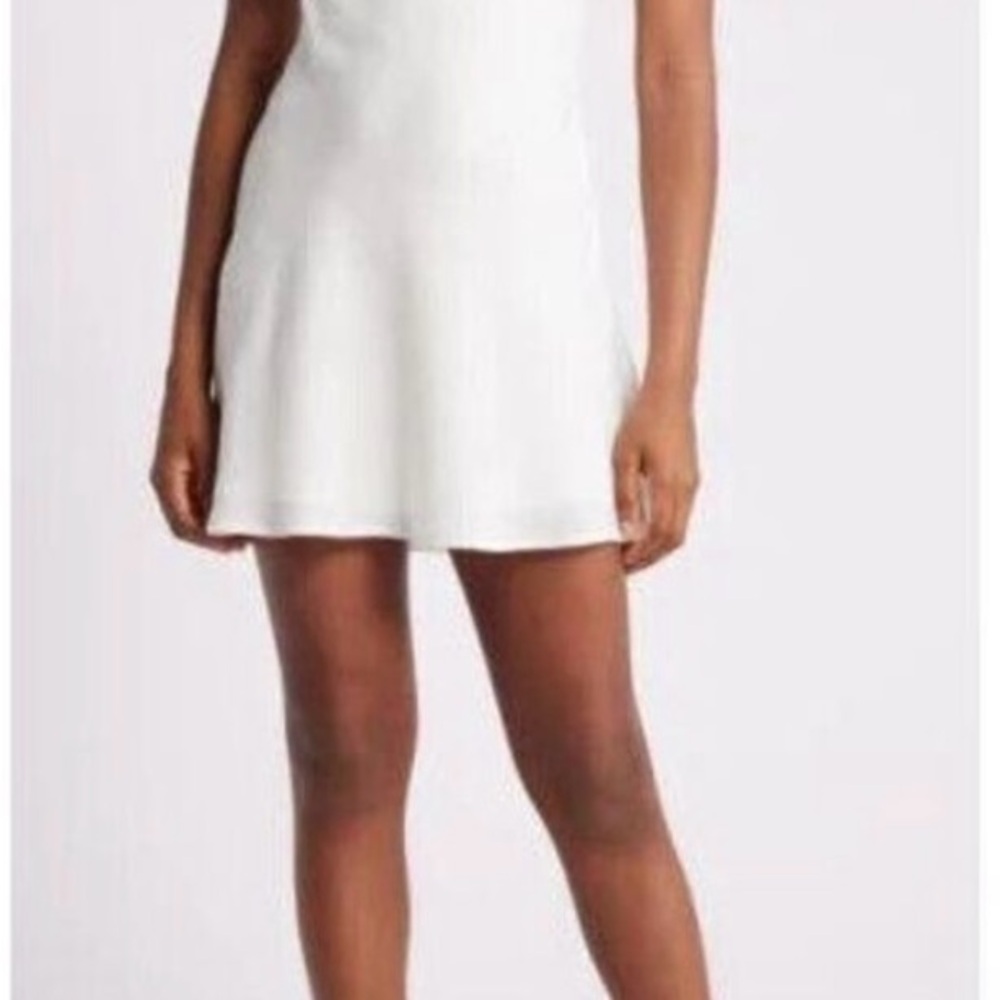 All in Favor Puff Sleeve Sweetheat Neck Dress in Ivory XL NWT - Picture 2 of 7